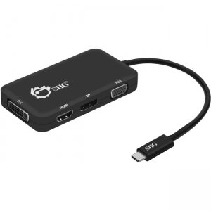 SIIG USB-C to 4-in-1 Multiport Video Adapter - DVI/VGA/DP/HDMI CB-TC0611-S1