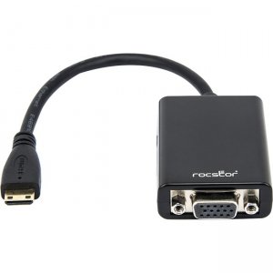 Rocstor Premium mini HDMI to VGA Video Cable Y10A185-B1