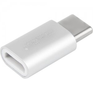 Rocstor Premium USB 2.0 Hi-Speed Adapter, USB-C to USB Micro-B (M/F) Y10A206-A1