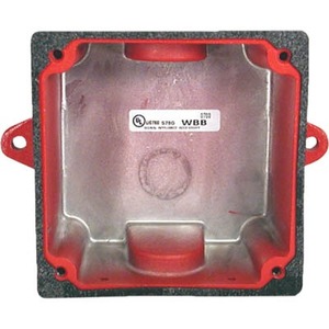 Bosch Backbox, Weatherproof, Red WBB-R