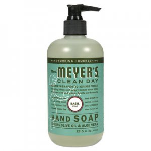 Mrs. Meyer's Clean Day Liquid Hand Soap, Basil, 12.5 oz SJN651344EA 651344