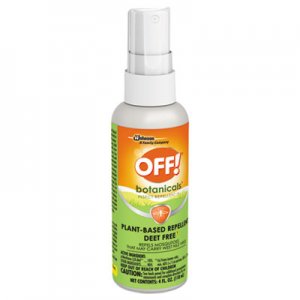 OFF! Botanicals Insect Repellent, 4 oz Bottle, 8/Carton SJN694971 694971