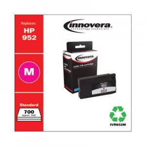 Innovera Remanufactured Magenta Ink, Replacement for HP 952 (L0S52AN), 700 Page-Yield IVR952M