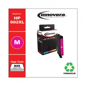 Innovera Remanufactured Magenta High-Yield Ink, Replacement for HP 902XL (T6M06AN), 825 Page-Yield IVR902XLM