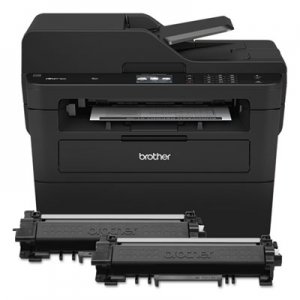 Brother MFCL2750DWXL XL Extended Print Compact Laser All-in-One Printer with Up to 2-Years of Toner In-Box