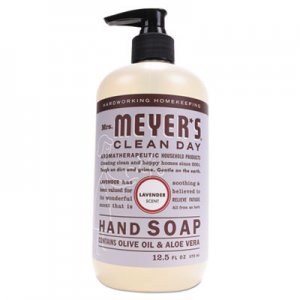 Mrs. Meyer's Clean Day Liquid Hand Soap, Lavender, 12.5 oz, 6/Carton SJN651311 651311