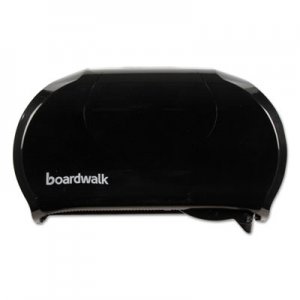 Boardwalk Standard Twin Toilet Tissue Dispenser, 13 x 8 3/4, Black BWK1502 R3670BKBW