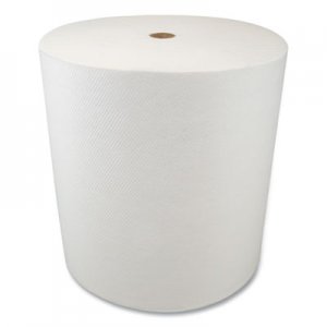 Morcon Tissue Mor-Soft Hardwound Roll Towels, 1-Ply, 7.5" x 550 ft, White, 6/Carton MORVT777 VT777