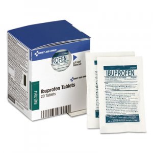 First Aid Only Over the Counter Pain Relief Medication for First Aid Cabinet, 20 Tablets FAOFAE7014 FAE-7014