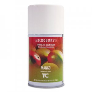 Rubbermaid Commercial TC Microburst 9000 Air Freshener Refill, Mango, 5.3 oz Aerosol, 4/Carton RCP401693CT FG401693