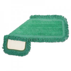 Boardwalk Microfiber Dust Mop Head, 18 x 5, Green, 1 Dozen BWKMFD185GF