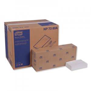 Tork Advanced Xtra Soft Dinner Napkin,3-Ply,17x16 1/8,1/8 Fold,Bag-Pack,White,1740/Ct TRKNP7380A