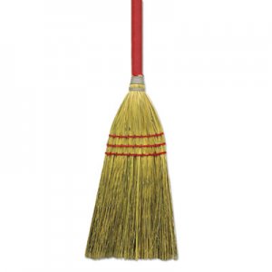 Boardwalk Corn/Fiber Lobby Brooms, 36", Gray/Natural, 12/Carton BWKBR10016