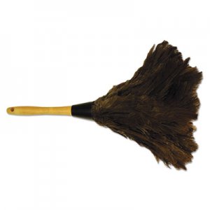 Boardwalk Professional Ostrich Feather Duster, Gray, 14", Wood Handle BWK14FD