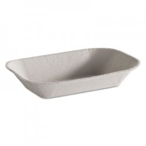 Chinet Savaday Molded Fiber Food Tray, 1-Compartment, 5 x 7, Beige, 250/Bag, 4 Bags/Carton HUH10403CT 10403