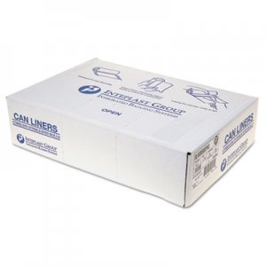 Inteplast Group Low-Density Can Liner, 38 x 58, 60-gal, 1.15 Mil, Clear, 20/Roll, 5/Carton IBSSLW3858SPNS