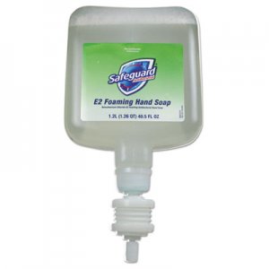 Safeguard Antibacterial Foam Hand Soap, E-2 Formula, Unscented, 1,200 ml Refill, 4/Carton PGC47434 47434