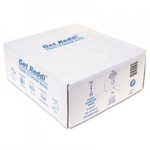 Inteplast Group Get Reddi Food & Poly Bag, 10 x 24, 22-Quart, 1.20 Mil, Clear, 500/Carton IBSPB100824XH PB100824XH