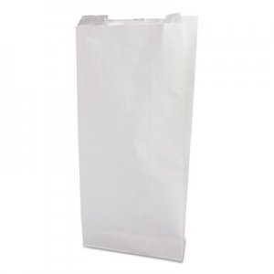 Bagcraft Grease-Resistant Single-Serve Bags, 6" x 6.5", White, 2,000/Carton BGC300405 300405