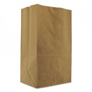 Genpak Grocery Paper Bags, 57 lbs Capacity, 1/8 BBL, 10.13"w x 6.75"d x 14.38