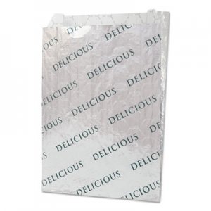Bagcraft Foil/Paper/Honeycomb Insulated Bag, 2", 8" x 6", White, 1,000/Carton BGC300519 300519