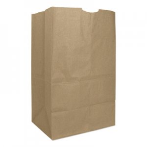 Genpak Grocery Paper Bags, 57 lbs Capacity, #20 Squat, 8.25"w x 5.94"d x 13.38"h