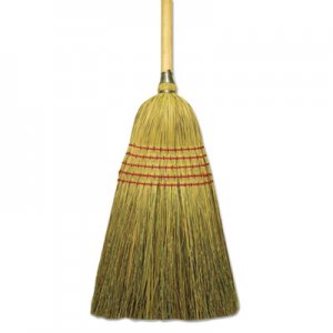 Boardwalk Corn/Fiber Lobby Brooms, 53.5", Natural, 6/Carton BWKBR10004