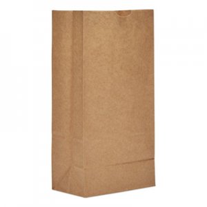 Genpak Grocery Paper Bags, 35 lbs Capacity, #8, 6.13"w x 4.17"d x 12.44"h, Kraft