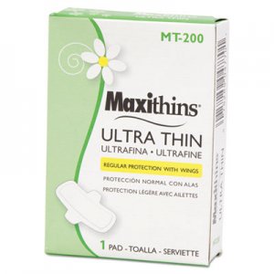 HOSPECO Maxithins Vended Ultra-Thin Pads, 200/Carton HOSMT200 MT-200