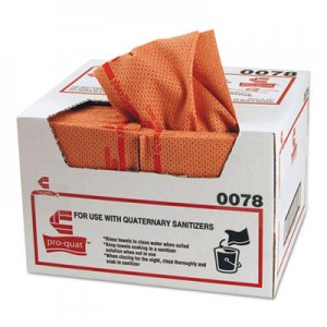 Chix Pro-Quat Fresh Guy Food Service Towels, Heavy Duty, 12 1/2 x 17, Red, 150/Carton CHI0078 CHI