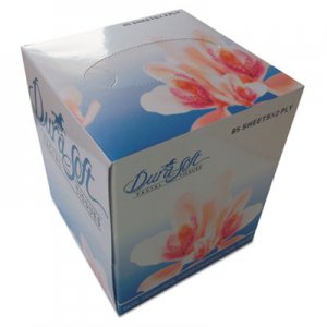 GEN Facial Tissue Cube Box, 2-Ply, White, 85 Sheets/Box, 36 Boxes/Carton GEN852E