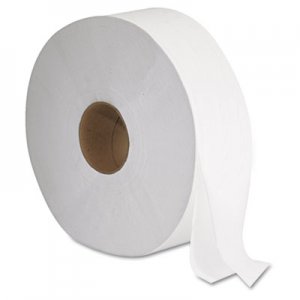 GEN JRT Jumbo Bath Tissue, Septic Safe, 2-Ply, White, 12" Diameter, 1,378 ft Length, 6/Carton GEN1513 G1513