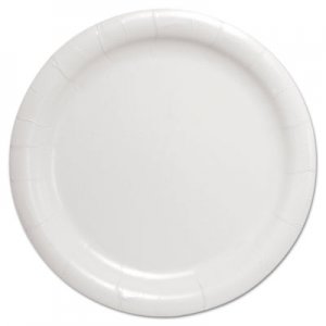 Dart Bare Eco-Forward Clay-Coated Paper Dinnerware, Plate, 9" Diameter, White SCCHP9S HP9S-2050