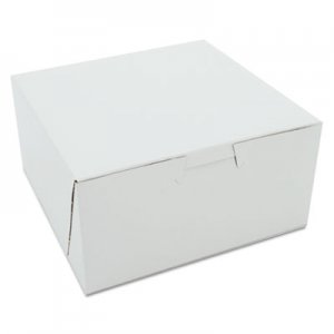SCT Non-Window Bakery Boxes, 6 x 6 x 3, White, 250/Carton SCH0905 905