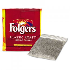 Folgers Coffee Filter Packs, Regular, In-Room Lodging, .6oz, 200/Carton FOL06546 2550006546