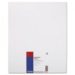 Epson Cold Press Natural Fine Art Paper, 17 x 22, 25 Sheets EPSS042301 S042301