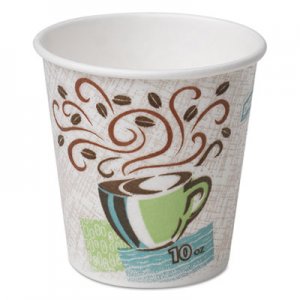 Dixie PerfecTouch Paper Hot Cups, 10 oz, Coffee Haze, 1000/Carton DXE92959 92959