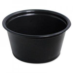 Dart Conex Complements Polypropylene Portion/Medicine Cups, 2 oz, Black, 125/Bag, 20 Bags/Carton DCC200PCBLK 200PCBLK