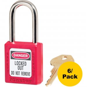 Master Danger Red Safety Padlock 410REDPK MLK410REDPK