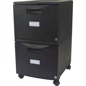 Storex 2-Drawer Locking Mobile Filing Cabinet 61312U01C STX61312U01C