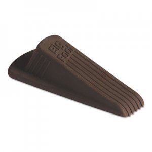 Master Caster Big Foot Doorstop, No-Slip Rubber, 2.25w x 4.75d x 1.25h, Brown, 12/Pack MAS00985