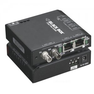 Black Box Fast Ethernet Hardened Media Converter LBH100A-H-SC-24