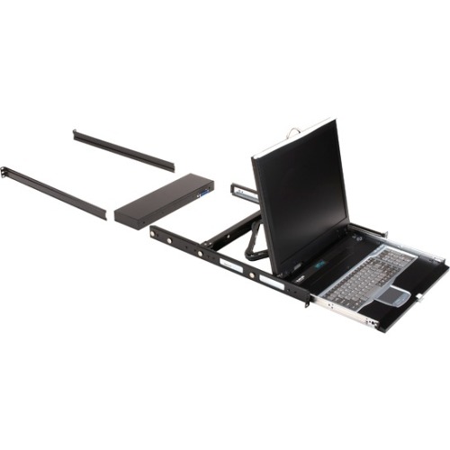 Black Box KVM Tray With Keyboard, Touchpad, And LCD Monitor KVT419A-16CATX-1IP KVT419A