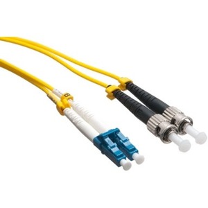 Axiom LC/ST Singlemode Duplex OS2 9/125 Fiber Optic Cable 15m - TAA Compliant AXG94702