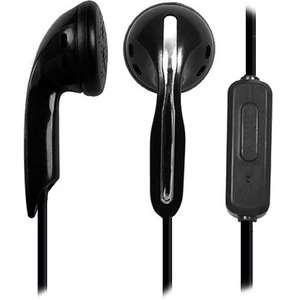 Avid Stereo Earbuds With Inline Controls Black 2AE1-699363-2MIC