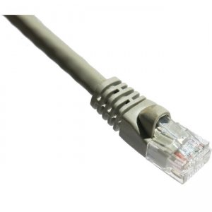 Axiom 1FT CAT6 550mhz S/FTP Shielded Patch Cable Molded Boot (Gray) C6MBSFTPG1-AX