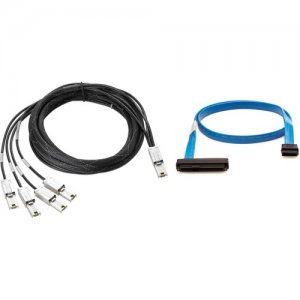 HPE StoreEver 4m Mini SAS HD (SFF-8644) LTO Drive Cable for 1U Rack Mount Kit 876805-B21