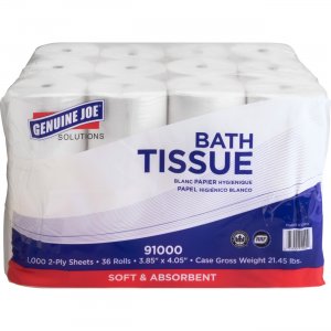 Genuine Joe Low Core 2-ply Bath Tissue 91000PL GJO91000PL