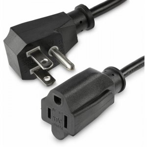 StarTech.com Power Extension Cord - Flat NEMA 5-15P to NEMA 5-15R - 1.5 ft. (18 in.) PACF10118IN