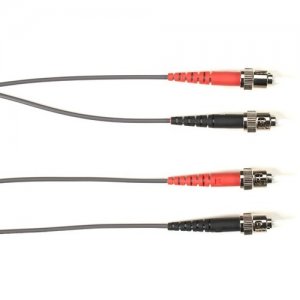 Black Box Fiber Optic Duplex Patch Network Cable FOLZH62-002M-STST-GR